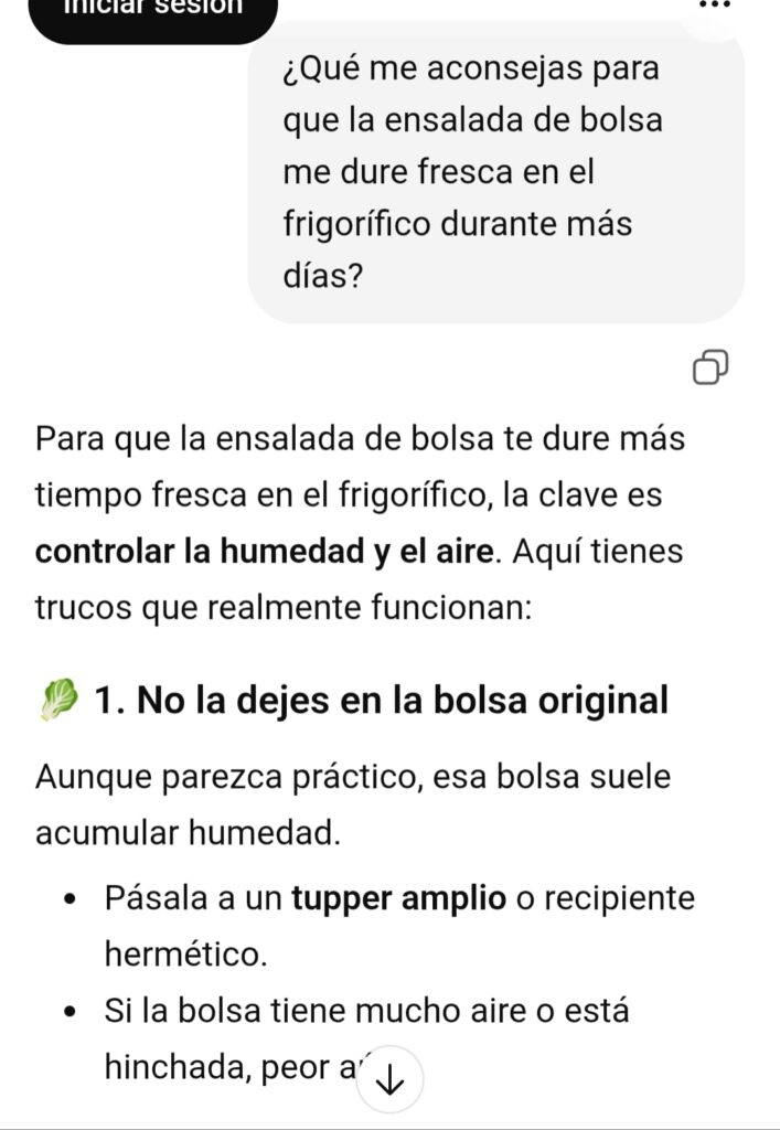 Los consejos sobre ensaladas no aportan mucha seguridad alimentaria